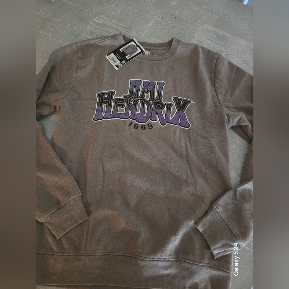 Jimi Hendrix Mens S CREW sweatshirt New Nwt